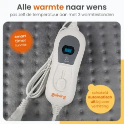 Warmtekussens-Goliving Warmtekussen - Warmte Kussen Voor Nek en Schouder - 3 Warmtestanden