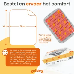 Warmtekussens-Goliving Warmtekussen - Warmte Kussen Voor Nek en Schouder - 3 Warmtestanden