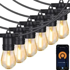 Gologi lichtsnoer buiten en binnen - Lichtslinger 10M - Tuinverlichting LED