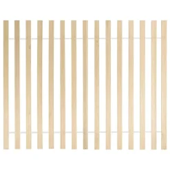 Twijfelaars-Beliani GONFARON - Tweepersoonsbed - Zwart - 140 x 200 cm - Dennenhout