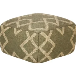 Beliani GOPI - Poef - Groen - Jute