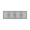 Tapijtlopers En Keukenlopers-Beliani GORDES - Loper tapijt - Beige/Blauw - 80 x 240 cm - Polyester