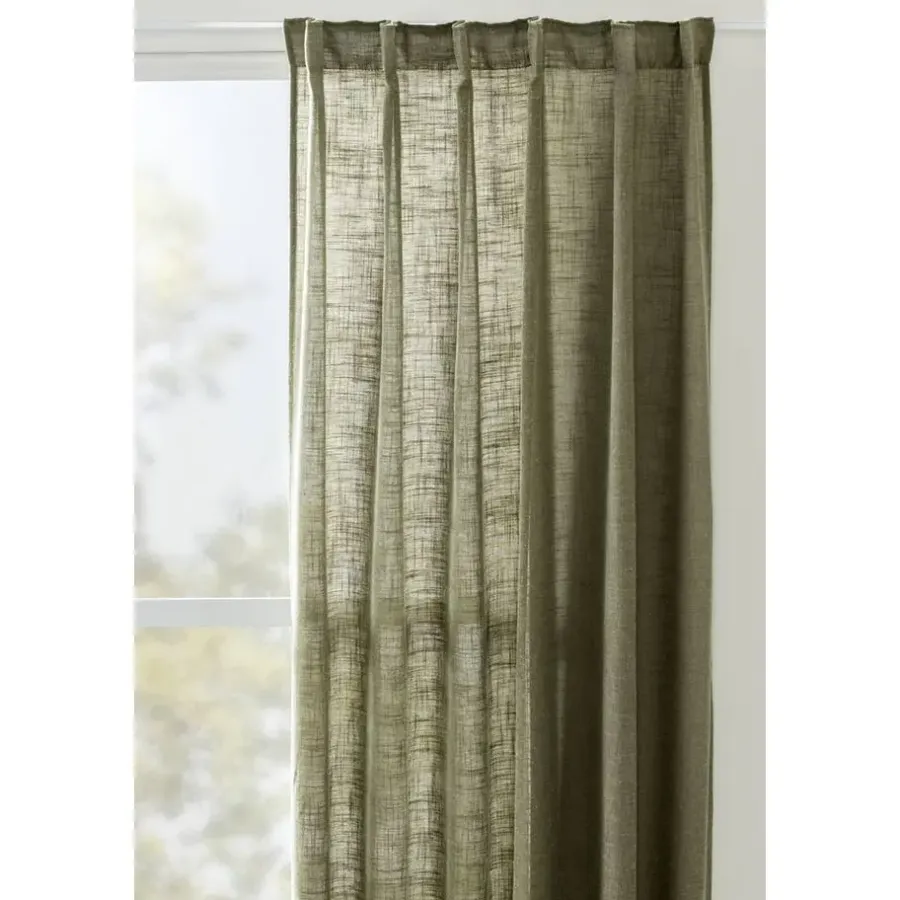 Gordijnen|Kant &Amp; Klaar Gordijnen-Leen Bakker Gordijn Dante - groen - 140x280 cm (1 stuk)