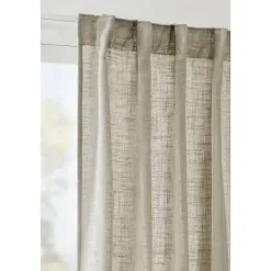 Gordijnen|Kant &Amp; Klaar Gordijnen-Leen Bakker Gordijn Dante - taupe - 140x280 cm (1 stuk)