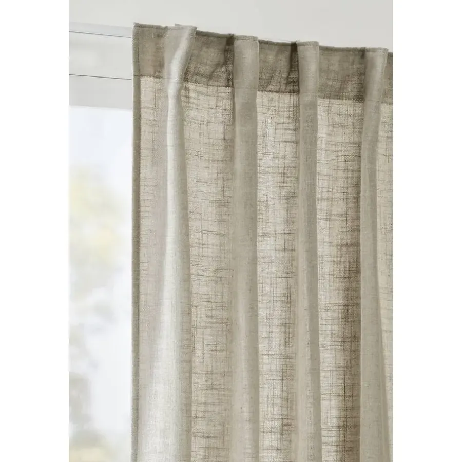 Gordijnen|Kant &Amp; Klaar Gordijnen-Leen Bakker Gordijn Dante - taupe - 140x280 cm (1 stuk)