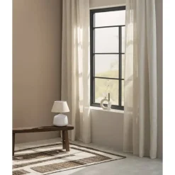 Gordijnen|Kant &Amp; Klaar Gordijnen-Leen Bakker Gordijn Dante - zand - 140x280 cm (1 stuk)