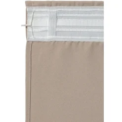 Leen Bakker Gordijn Evi - taupe - 140x280 cm (1 stuk)