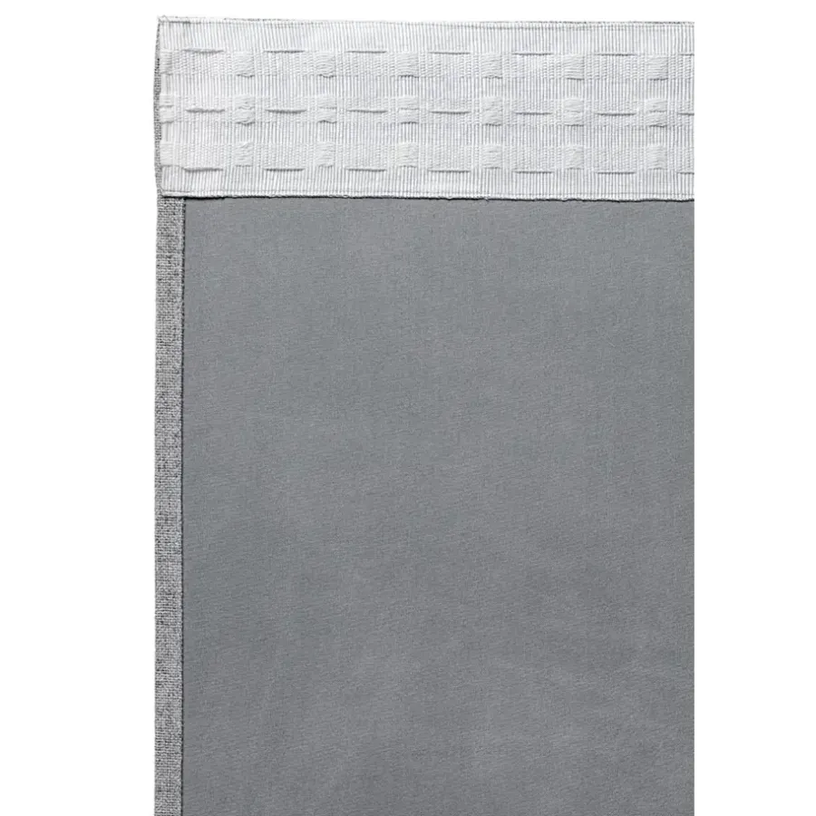 Leen Bakker Gordijn Lana - lichtgrijs - 135x280 cm (1 stuk)