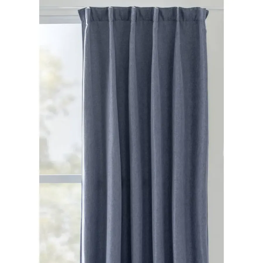 Gordijnen|Kant &Amp; Klaar Gordijnen-Leen Bakker Gordijn Miran - blauw - 140x280 cm (1 stuk)