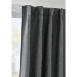 Gordijnen|Kant &Amp; Klaar Gordijnen-Leen Bakker Gordijn Miran - donkergrijs - 140x280 cm (1 stuk)