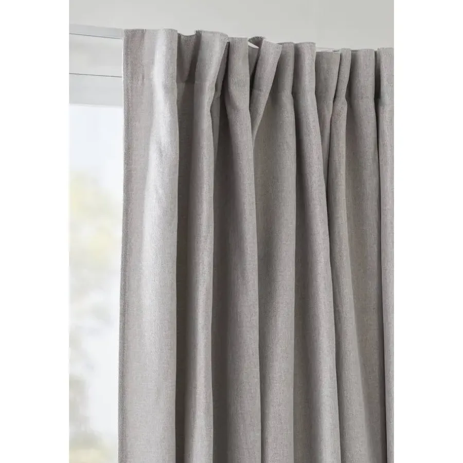 Leen Bakker Gordijn Miran XL - zand - 280x280 cm (1 stuk)