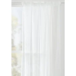 Gordijnen|Kant &Amp; Klaar Gordijnen-Leen Bakker Gordijn Nora - wit - 140x280 cm (1 stuk)
