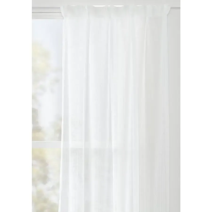 Gordijnen|Kant &Amp; Klaar Gordijnen-Leen Bakker Gordijn Nora - wit - 140x280 cm (1 stuk)