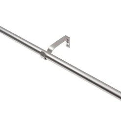 ACAZA Gordijnroede - Uitschuifbaar - Stang van 125-240 cm - Zilver
