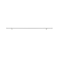ACAZA Gordijnroede - Uitschuifbaar - Stang van 125-240 cm - Zilver