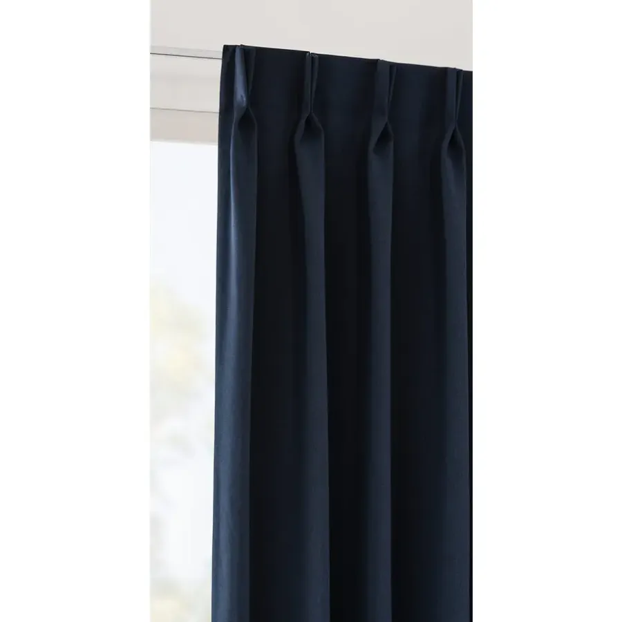 Leen Bakker Gordijnstof Aiden - blauw