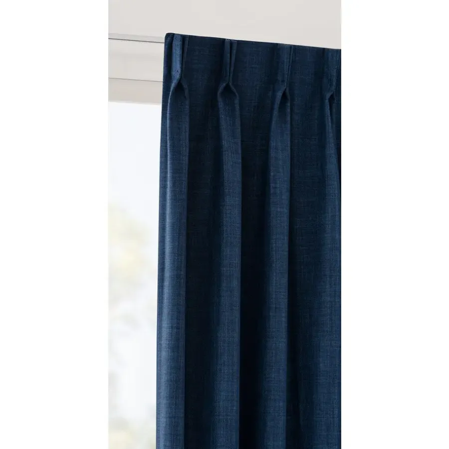 Leen Bakker Gordijnstof Rudy - blauw