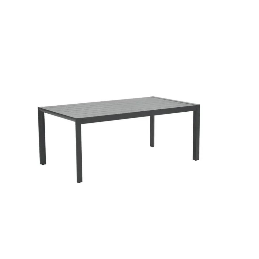 Garden Impressions Gosford dining tafel - 180x100 cm - carbon black