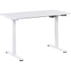 Zit-Sta-Bureaus-Beliani GRIFTON - Verstelbaar bureau - Wit - 120 cm - Staal