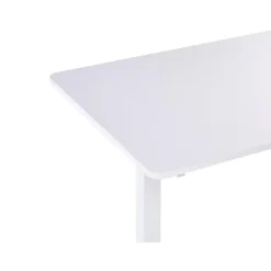 Zit-Sta-Bureaus-Beliani GRIFTON - Verstelbaar bureau - Wit - 120 cm - Staal