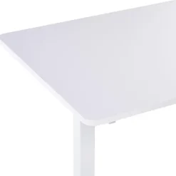 Zit-Sta-Bureaus-Beliani GRIFTON - Verstelbaar bureau - Wit - 120 cm - Staal