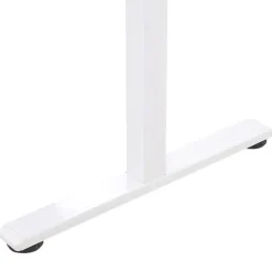 Zit-Sta-Bureaus-Beliani GRIFTON - Verstelbaar bureau - Wit - 120 cm - Staal