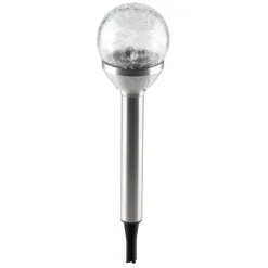 Grundig Prikspot - solar - RVS - tuinverlichting - 25 cm