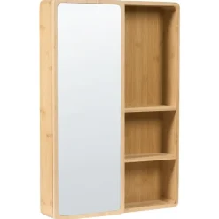 Spiegelkasten-Leen Bakker GUATAVITA - Spiegelkast - Lichtbruin - Bamboehout