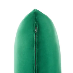 Beliani GUERET - Chaise longue - Groen - Symmetrisch - Fluweel