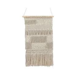 Wandkleden-Beliani GUJRAT - Wanddecoratie - Beige - Katoen