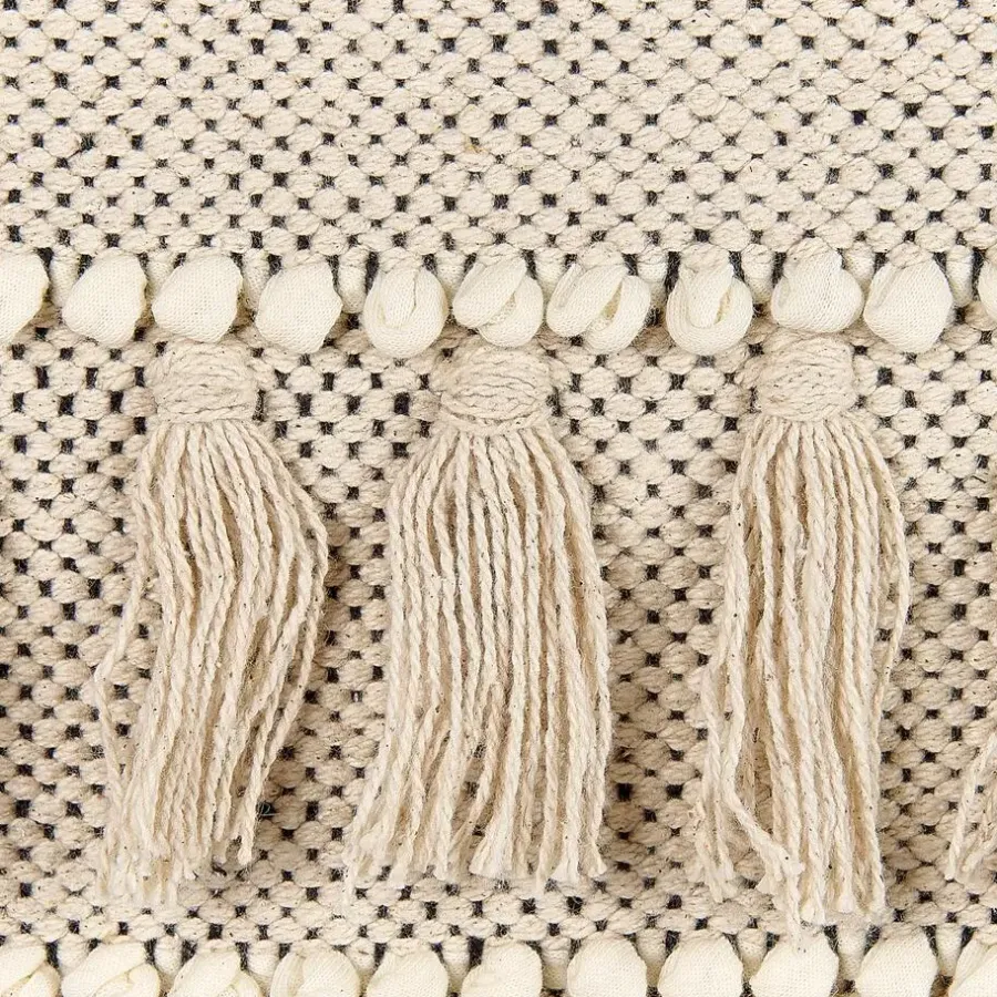 Wandkleden-Beliani GUJRAT - Wanddecoratie - Beige - Katoen