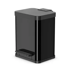 Prullenbakken-Hailo Öko Duo Plus M Prullenbak - 2x9L - zwart