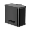 Hailo Öko Trio Plus L Prullenbak - 3x9L - zwart