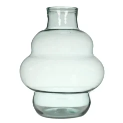Vazen-Hakbijl Glass Bloemenvaas Denise - transparant - glas - D25