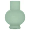 Vazen-Hakbijl Glass Bloemenvaas Deborah - Groen - glas - D17 x H22 cm