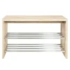 Kledingopbergers-Haku Schoenenrek - San Remo Oak-design