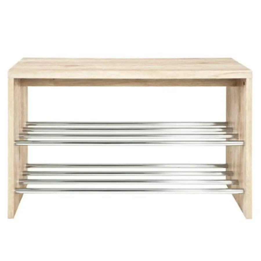 Kledingopbergers-Haku Schoenenrek - San Remo Oak-design