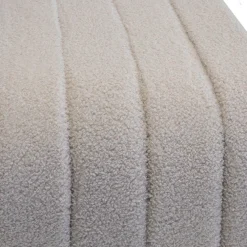 Hockers En Voetenbanken-Giga Meubel Halbankje Taupe Bouclé - 99x38x46cm - Sera