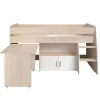 Kinderbedden-Leen Bakker Halfhoogslaper Charly - acaciakleur - 110x113,8x206,3 cm