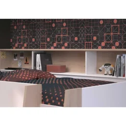 Kinderbedden-Parisot Halfhoogslaper Duffy 90x200cm met bureau - wit / eikdecor