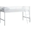 Emob Exclusive Halfhoogslaper Julie 90x200cm - metaal - mat wit