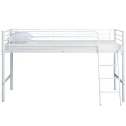 Emob Exclusive Halfhoogslaper Julie 90x200cm - metaal - mat wit