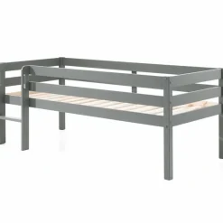 Vipack Halfhoogslaper Pip 90 x 200 dennenhout - grijs
