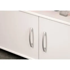 Kinderbedden-Leen Bakker Halfhoogslaper Reverse - wit - 110x183,1x206,4 cm
