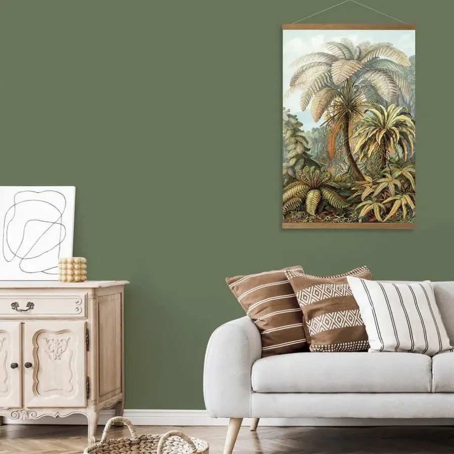 Art for the Home Hangende Poster Linnen Jungle Filicinae 100x70cm