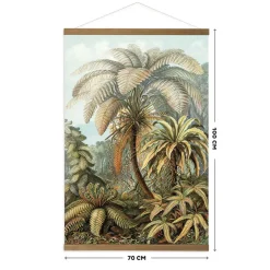 Art for the Home Hangende Poster Linnen Jungle Filicinae 100x70cm