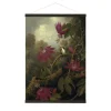 Posters-Art for the Home Hangende Poster Linnen Schemerige Schoonheid Jungle Kolibrie 100x70cm
