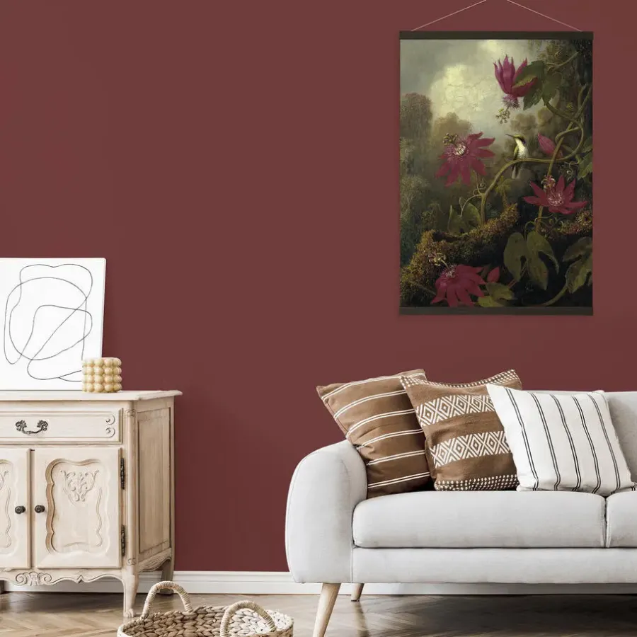 Posters-Art for the Home Hangende Poster Linnen Schemerige Schoonheid Jungle Kolibrie 100x70cm