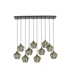 Light & Living Hanglamp Alvaro - Antiek Brons - 120x25x29,5cm - 10L