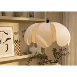 Hanglampen-Leen Bakker Hanglamp Belle - off-white - 120xØ68 cm